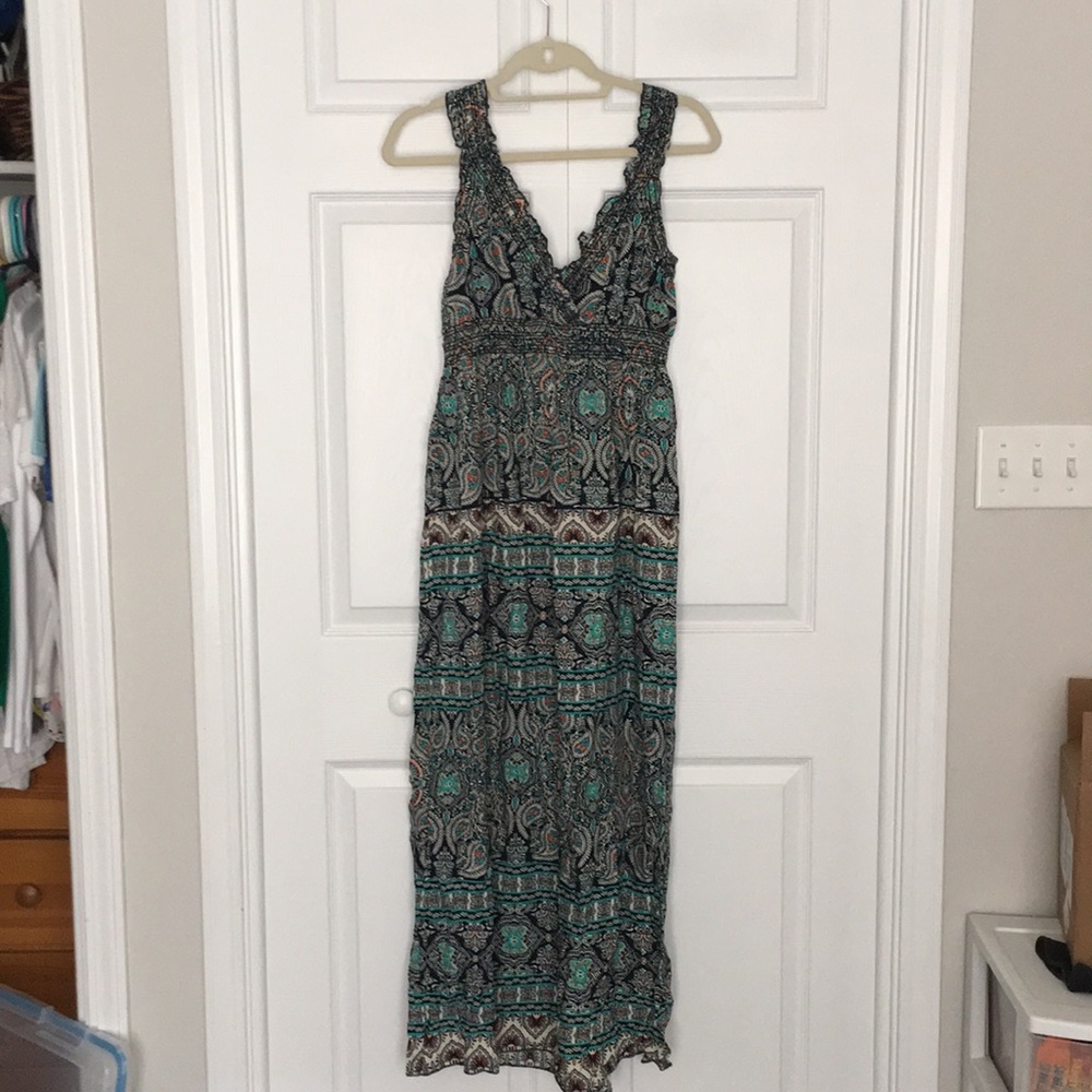 Apricot maxi sundress